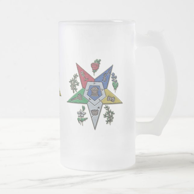 Orden des Oststerns Mattglas Bierglas (Rechts)