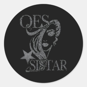 Orden des Oststerns Oes Sistar Di Runder Aufkleber