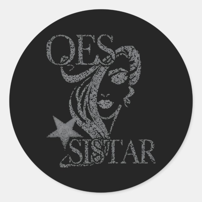 Orden des Oststerns Oes Sistar Di Runder Aufkleber (Vorderseite)
