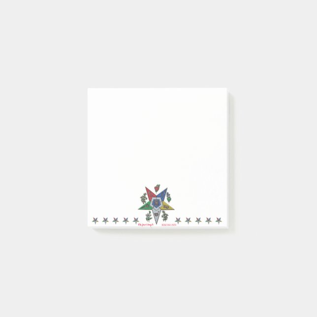 Orden des Oststerns Post-it Klebezettel (Vorderseite)