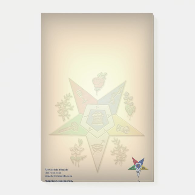 Orden des Oststerns Post-it Klebezettel (Vorderseite)