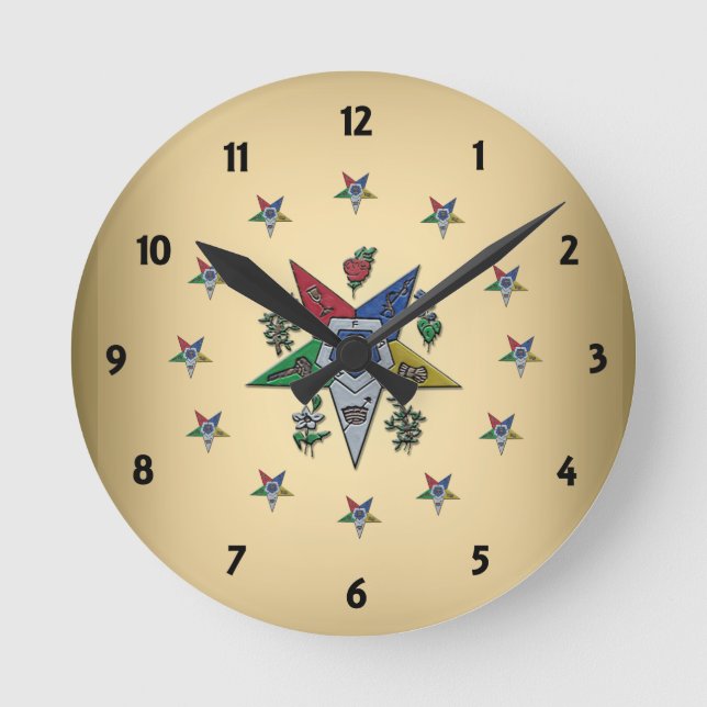 Orden des Oststerns Runde Wanduhr (Vorderseite)