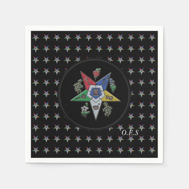 Orden des Oststerns Serviette (Vorderseite)