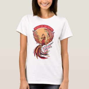 Orden des Phönix Kreuzschraffiertes Emblem T-Shirt
