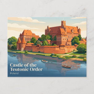 Ordensburg Marienburg, Malbork, Polen Postkarte