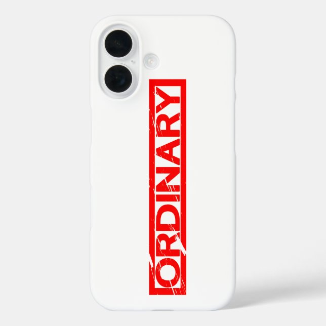 Ordentliche Briefmarke iPhone 16 Hülle (Rückseite)