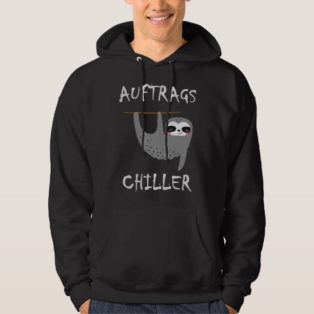 Order Chiller  Sloth Outfit for Lazy Hoodie (Vorderseite)