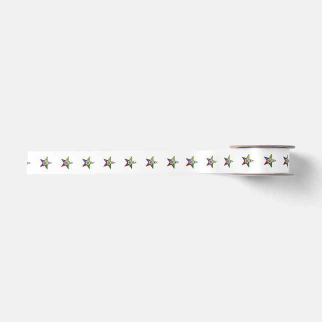 Order of Eastern Star Ribbon for OES Satinband (Vorderseite)