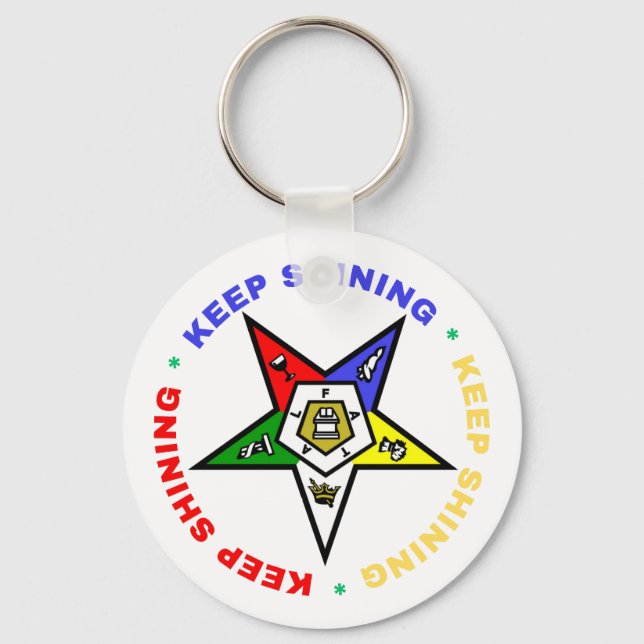 Order of Eastern Star Schlüsselanhänger for OES Gi (Vorderseite)