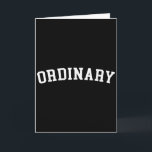 Ordinary  karte<br><div class="desc">Ordinary</div>