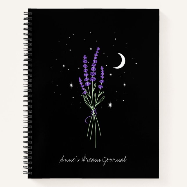 Ordinateur portable Lavender Custom Dream Journal (Devant)