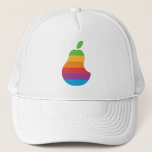 Ordinateurs de poire - rétro casquette de parodie