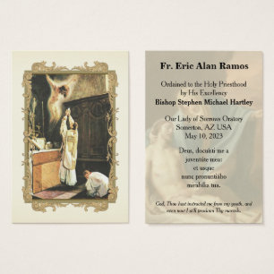 Ordination Cartes saintes pour Fr. Eric Alan Ramos