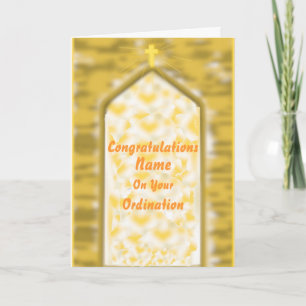 Ordination des portes de l'église d'or Carte Félic