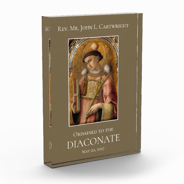 ORDINATION DIACONATE DEACON ST. STEPHEN FOTOBLOCK (Links)