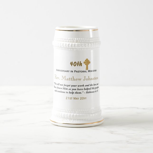 Ordination du prêtre Anniversaire Mug cadeau - per (Centre)