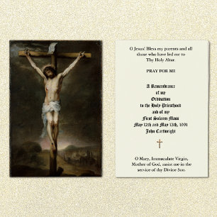 ORDINATION DU PRIÊTRE CATHOLIQUE CARTES SAINES ANN