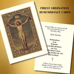 ORDINATION DU PRIÊTRE CATHOLIQUE CARTES SAINES ANN