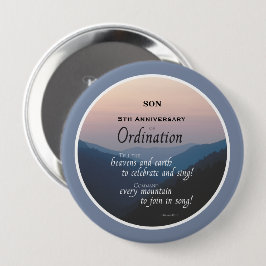 Ordination für das 5. Jubiläum Button