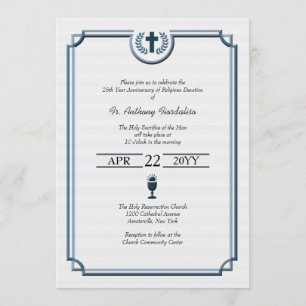 Ordination Jubiläum Einladung