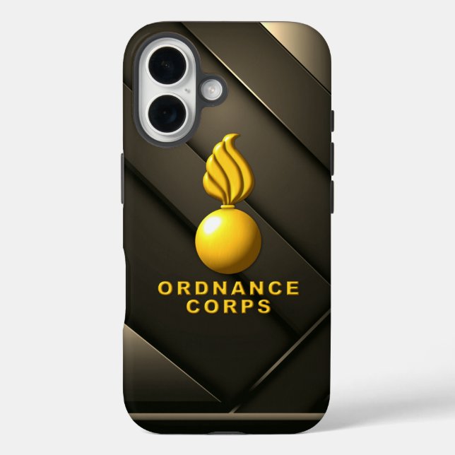 Ordnance Corps iPhone 16 Hülle (Rückseite)
