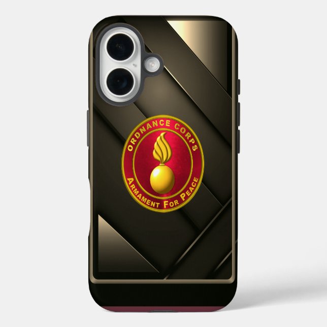 Ordnance Corps iPhone 16 Hülle (Rückseite)