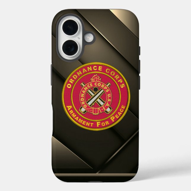 Ordnance Corps iPhone 16 Hülle (Rückseite)