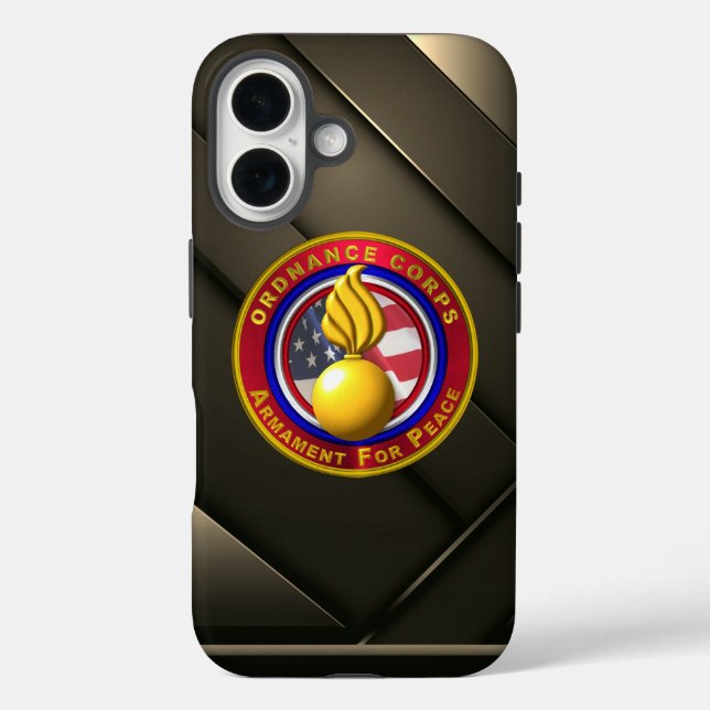 Ordnance Corps iPhone 16 Hülle (Rückseite)