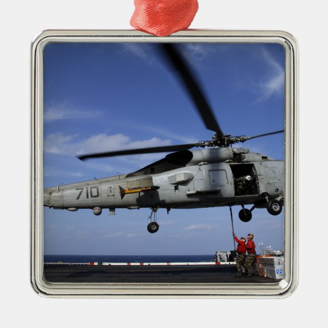 Ordnancer verbinden Transportkabel Silbernes Ornament (Vorne)