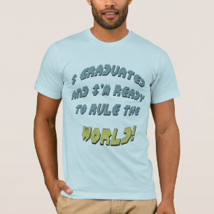 Ordnen Sie die WeltAbschluss-T-Shirts und die T-Shirt