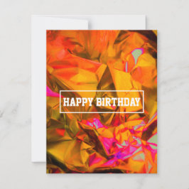 Ordner multicolor Geburtstagskarte