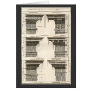 Ordnungen der Architektur, Antike Gebälke