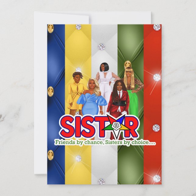 Ordre de la carte de soeurs Etoile Orientale (Devant)