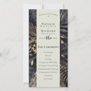 Ordre du service, programme Ardoise et Gris doré