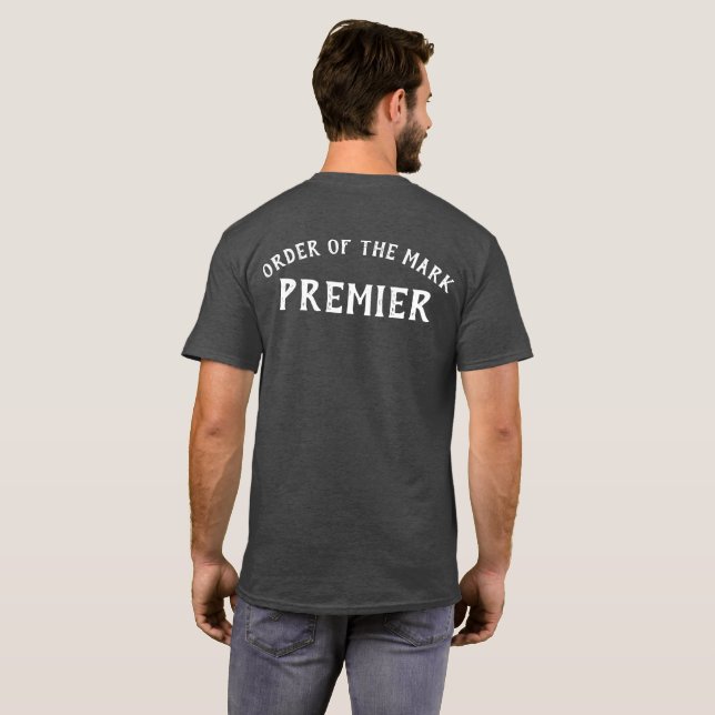 Ordre du T-shirt Mark Pride Premier (Dos entier)