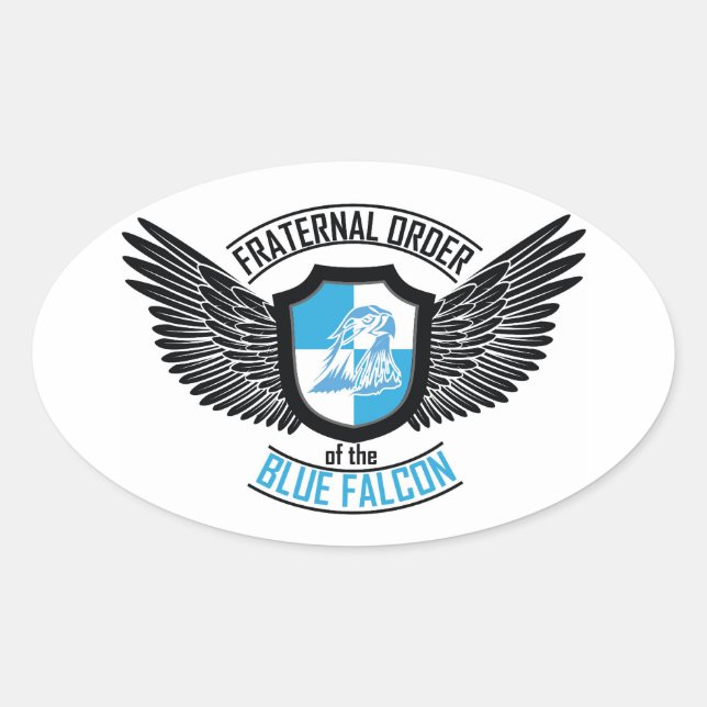 Ordre fraternel du Sticker Falcon Bleu (Devant)