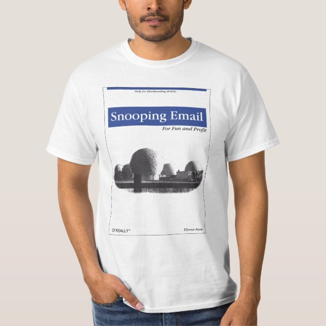 O'Really - herumschnüffelnde E-Mail für Spaß und T-Shirt (Vorderseite)