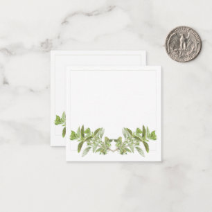 OREGANO 2,5" Square Flachbild-Notiz-Karte Mitteilungskarte