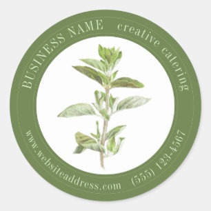 OREGANO Biz ID gros Stickers ronds II
