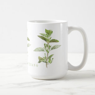 OREGANO FRAÎCHE Tall White Mug