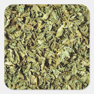 Oregano Quadratischer Aufkleber