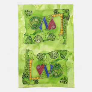 Oregon Amour sur la cuisinière Serviette de cuisin