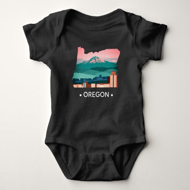 Oregon Baby Bodysuit Baby Strampler (Vorderseite)
