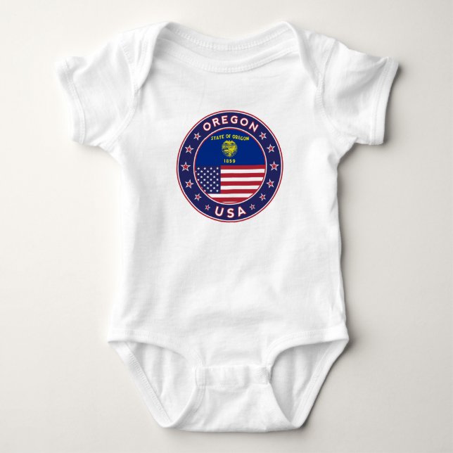 Oregon Baby Strampler (Vorderseite)
