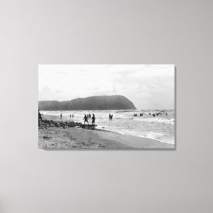 Oregon Bathers und Tillimook Head Leinwanddruck