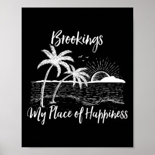Oregon Beach mein Ort des Glücks - Brookings Poster