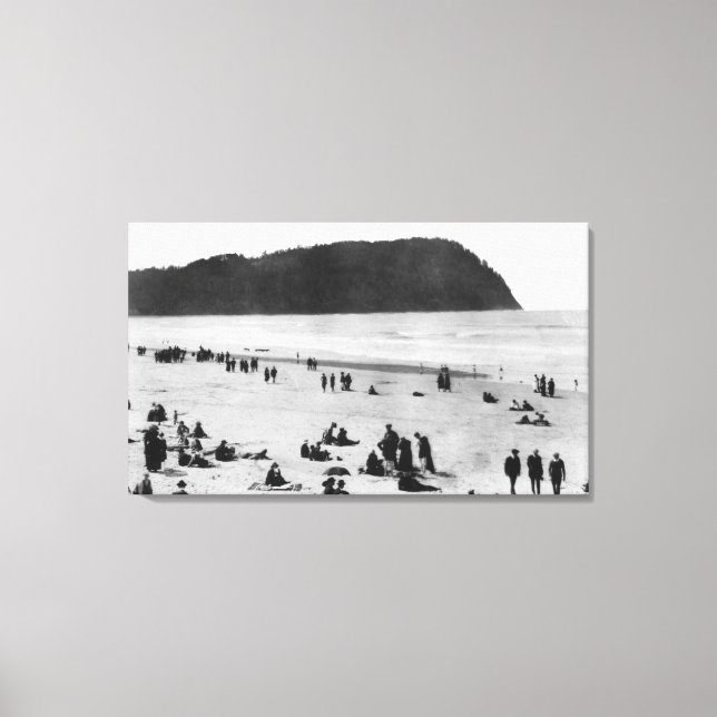 Oregon Beach und Tillamook Head Leinwanddruck (Vorderseite)