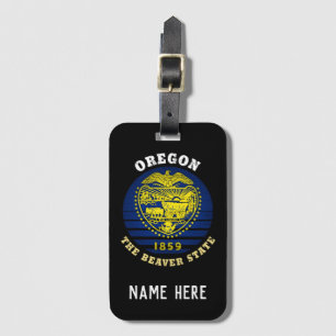 OREGON BEAVER STAAT FLAG GEPÄCKANHÄNGER