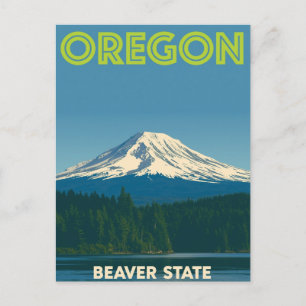 Oregon Biberstaat Postkarte