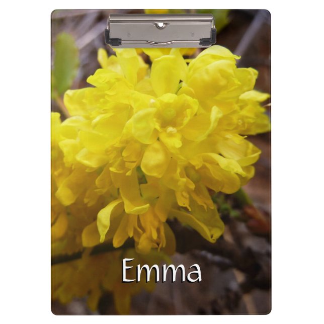Oregon Blume Gelbe Wildblumen Klemmbrett (Vorderseite)